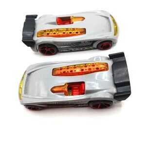 2011 Hot Wheels Battle Spec #55 Gray 1:64 Diecast Lot Of 2